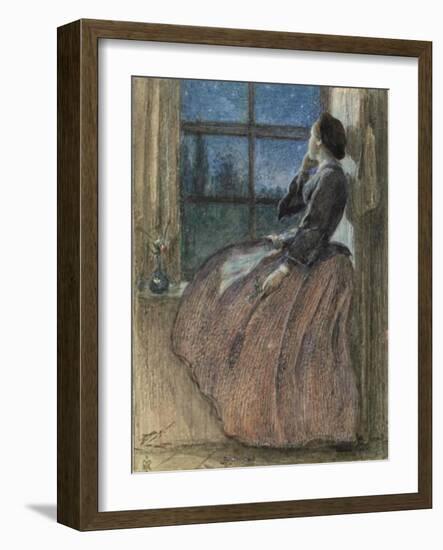 Lost Love-John Everett Millais-Framed Art Print