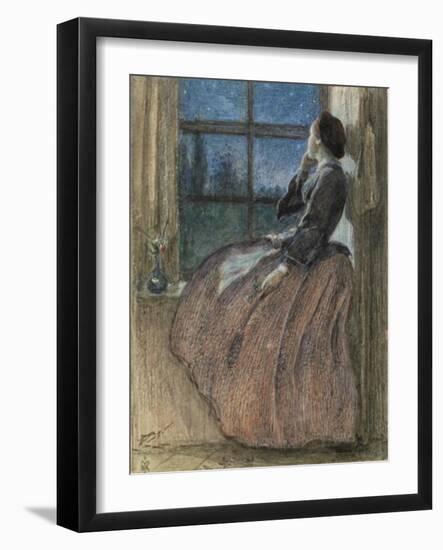 Lost Love-John Everett Millais-Framed Art Print