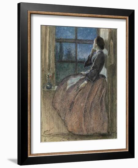 Lost Love-John Everett Millais-Framed Art Print