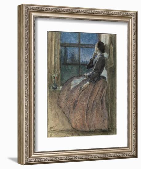 Lost Love-John Everett Millais-Framed Art Print