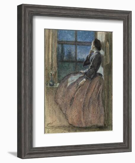 Lost Love-John Everett Millais-Framed Art Print