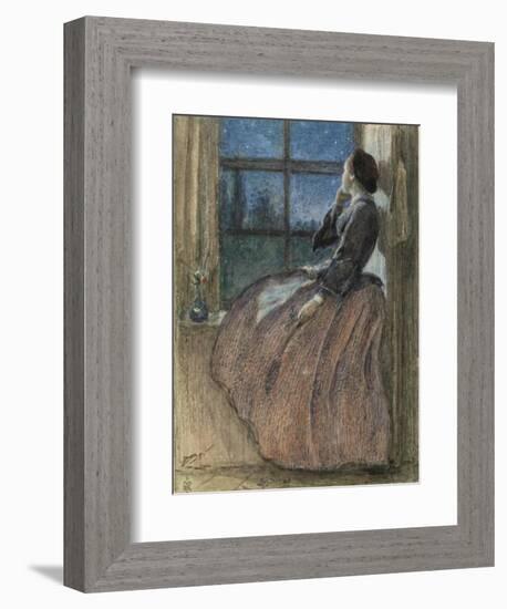 Lost Love-John Everett Millais-Framed Art Print