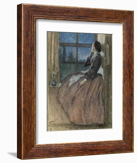 Lost Love-John Everett Millais-Framed Art Print