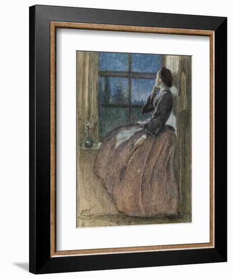 Lost Love-John Everett Millais-Framed Art Print