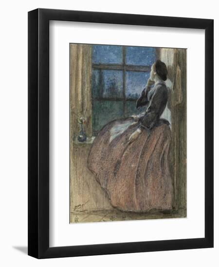 Lost Love-John Everett Millais-Framed Art Print