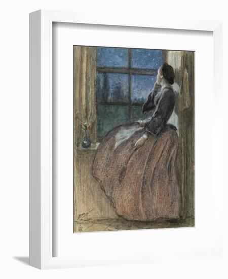 Lost Love-John Everett Millais-Framed Art Print