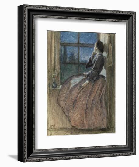 Lost Love-John Everett Millais-Framed Art Print