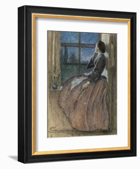 Lost Love-John Everett Millais-Framed Art Print