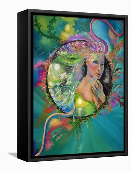 Lost Mermaid-Sue Clyne-Framed Premier Image Canvas