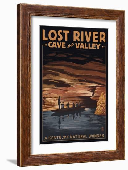 Lost River Cave and Valley - A Kentucky Natural Wonder-Lantern Press-Framed Art Print