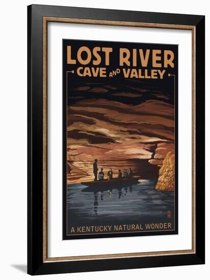 Lost River Cave and Valley - A Kentucky Natural Wonder-Lantern Press-Framed Art Print