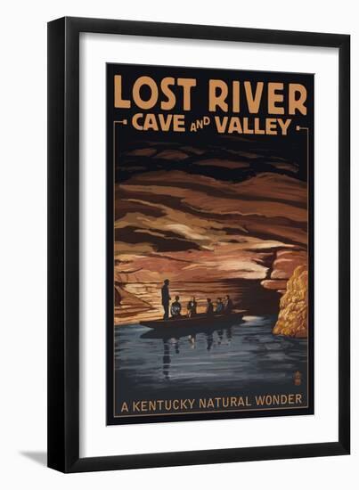 Lost River Cave and Valley - A Kentucky Natural Wonder-Lantern Press-Framed Art Print