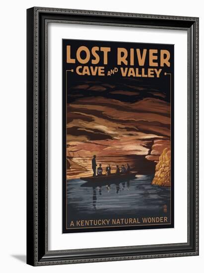 Lost River Cave and Valley - A Kentucky Natural Wonder-Lantern Press-Framed Art Print