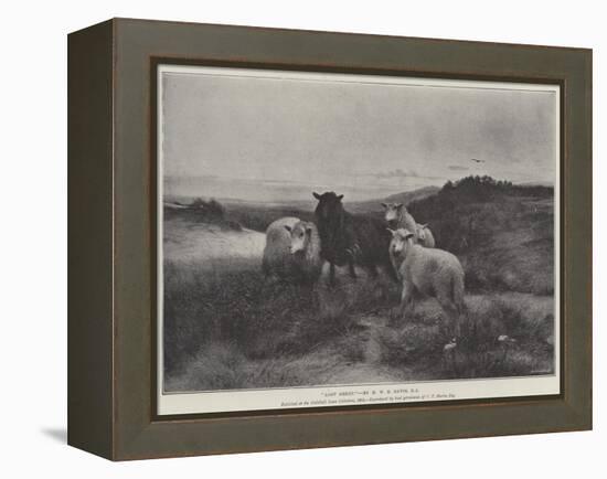 Lost Sheep-Henry William Banks Davis-Framed Premier Image Canvas