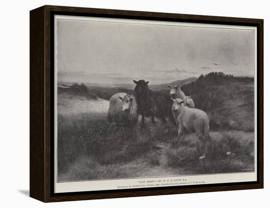 Lost Sheep-Henry William Banks Davis-Framed Premier Image Canvas