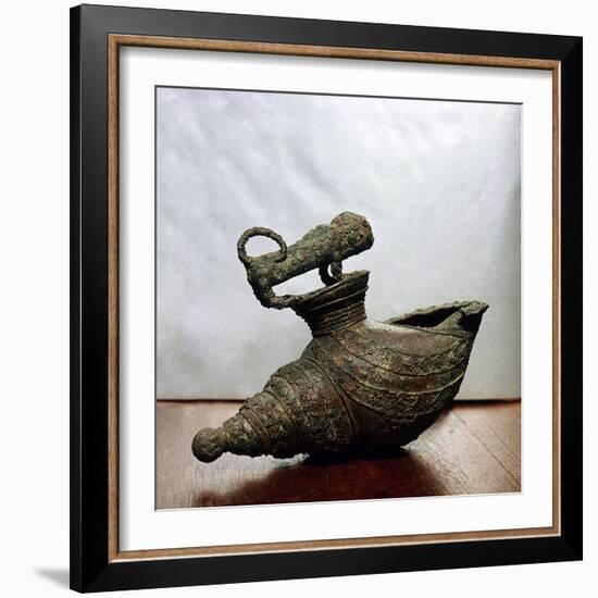 Lost wax cast bronze vessel, Igbo Ukwu, eastern Nigeria, 9th century-Werner Forman-Framed Photographic Print