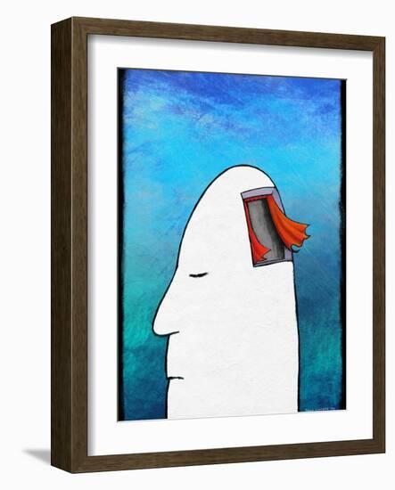 Lost Your Mind, Conceptual Artwork-David Gifford-Framed Photographic Print