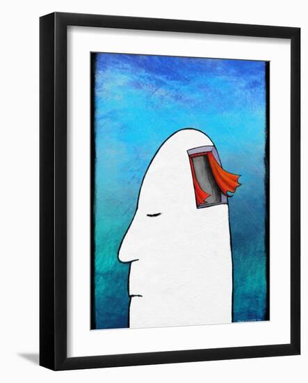 Lost Your Mind, Conceptual Artwork-David Gifford-Framed Photographic Print