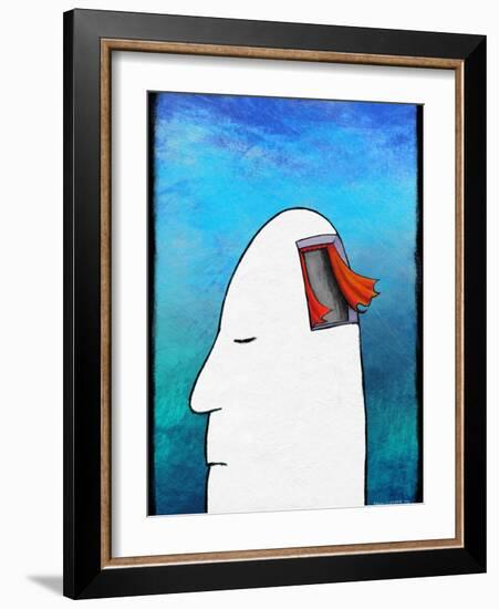 Lost Your Mind, Conceptual Artwork-David Gifford-Framed Photographic Print