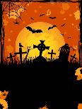 Halloween Night-losw-Framed Stretched Canvas