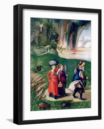 Lot and His Daughters, 1496-1499-Albrecht Durer-Framed Giclee Print