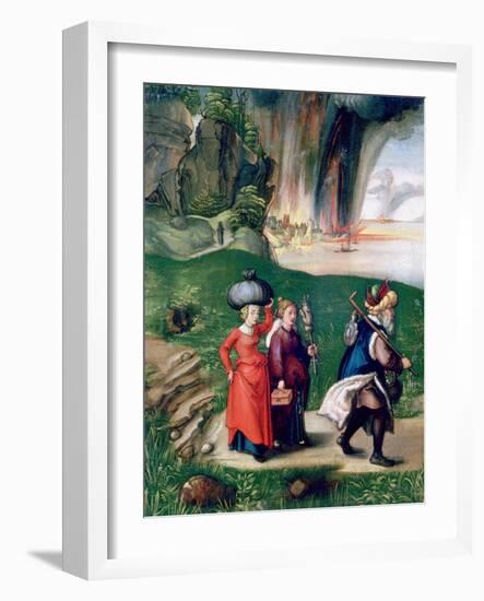 Lot and His Daughters, 1496-1499-Albrecht Durer-Framed Giclee Print