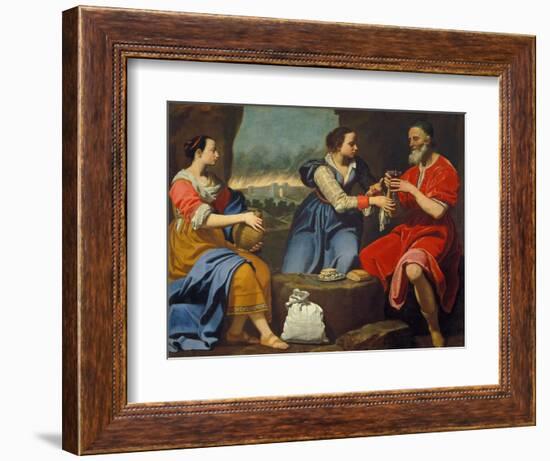 Lot and His Daughters-Lorenzo Lippi-Framed Giclee Print