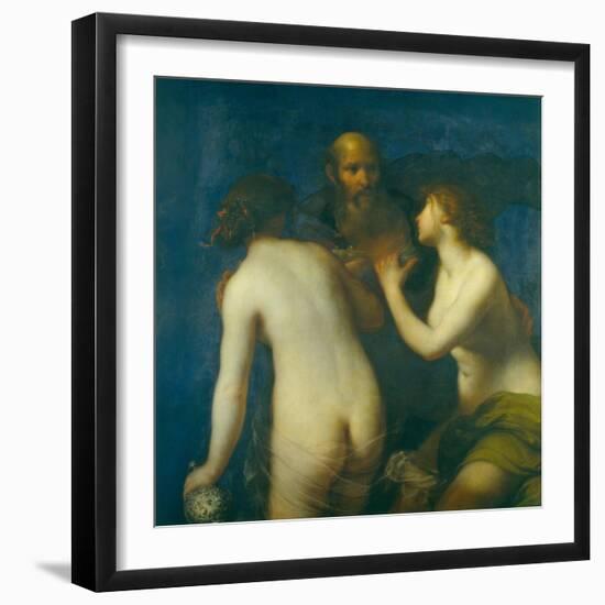 Lot and His Daughters-Francesco Furini-Framed Giclee Print