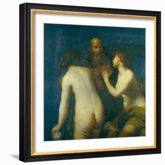 Lot and His Daughters-Francesco Furini-Framed Giclee Print