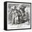 Lot and his family flee from Sodom, Genesis-Julius Schnorr von Carolsfeld-Framed Premier Image Canvas