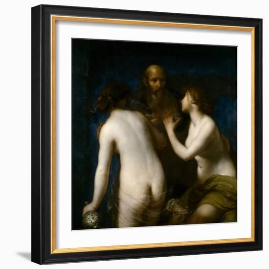 Lot Inebriated by His Daughters, Ca. 1634, Italian School-Francesco Furini-Framed Giclee Print