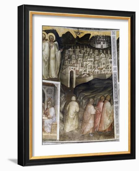 Lot's Wife Leaves Sodom-Giusto De' Menabuoi-Framed Giclee Print