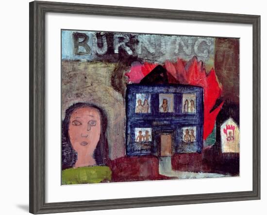 Lot's Wife Looks Back (Burning), 1991-Albert Herbert-Framed Giclee Print