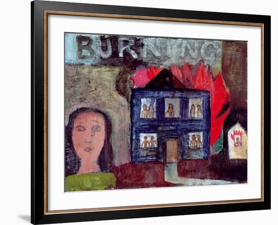 Lot's Wife Looks Back (Burning), 1991-Albert Herbert-Framed Giclee Print