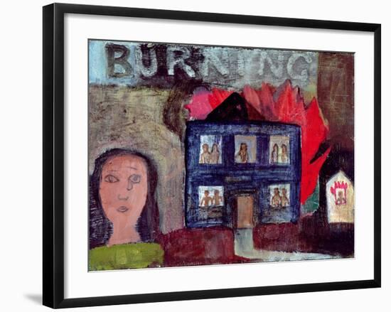 Lot's Wife Looks Back (Burning), 1991-Albert Herbert-Framed Giclee Print