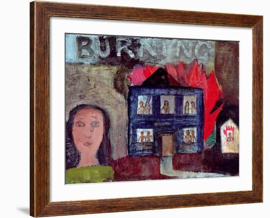 Lot's Wife Looks Back (Burning), 1991-Albert Herbert-Framed Giclee Print