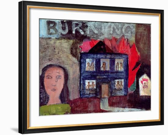 Lot's Wife Looks Back (Burning), 1991-Albert Herbert-Framed Giclee Print