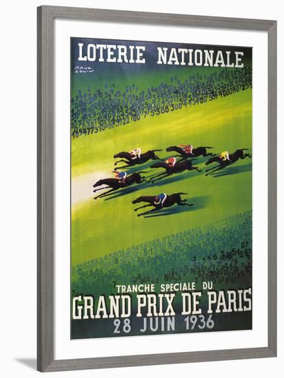 Loterie Nationale-Paul Colin-Framed Art Print