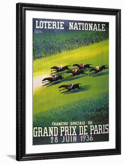 Loterie Nationale-Paul Colin-Framed Art Print