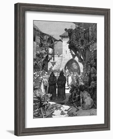 Lothair and Innocent-Alphonse Mucha-Framed Art Print