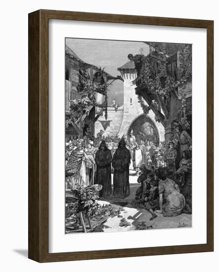 Lothair and Innocent-Alphonse Mucha-Framed Art Print