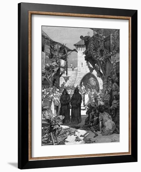 Lothair and Innocent-Alphonse Mucha-Framed Art Print