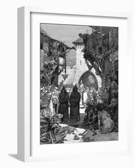 Lothair and Innocent-Alphonse Mucha-Framed Art Print