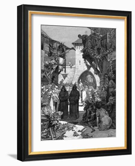 Lothair and Innocent-Alphonse Mucha-Framed Art Print