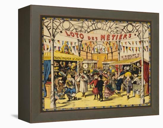 Loto Des Metiers Poster-null-Framed Premier Image Canvas