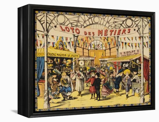 Loto Des Metiers Poster-null-Framed Premier Image Canvas
