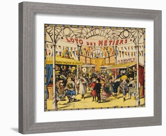 Loto Des Metiers Poster-null-Framed Giclee Print