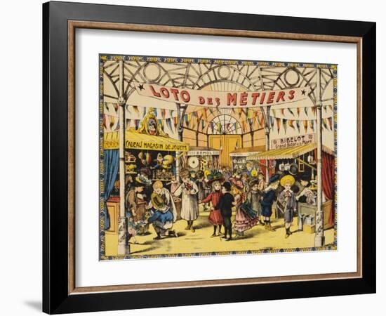 Loto Des Metiers Poster-null-Framed Giclee Print