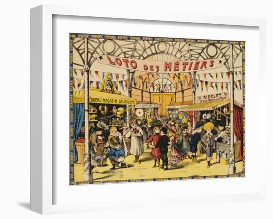 Loto Des Metiers Poster-null-Framed Giclee Print