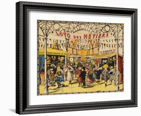 Loto Des Metiers Poster-null-Framed Giclee Print